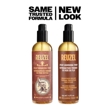 Reuzel Spray Grooming Tonic, 355ml hair tonic in a spray bottle, for styling and scalp care