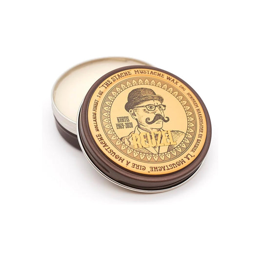 Reuzel Mustache Wax Bourbon Sidecar for shaping and styling mustaches with a smooth, natural finish.