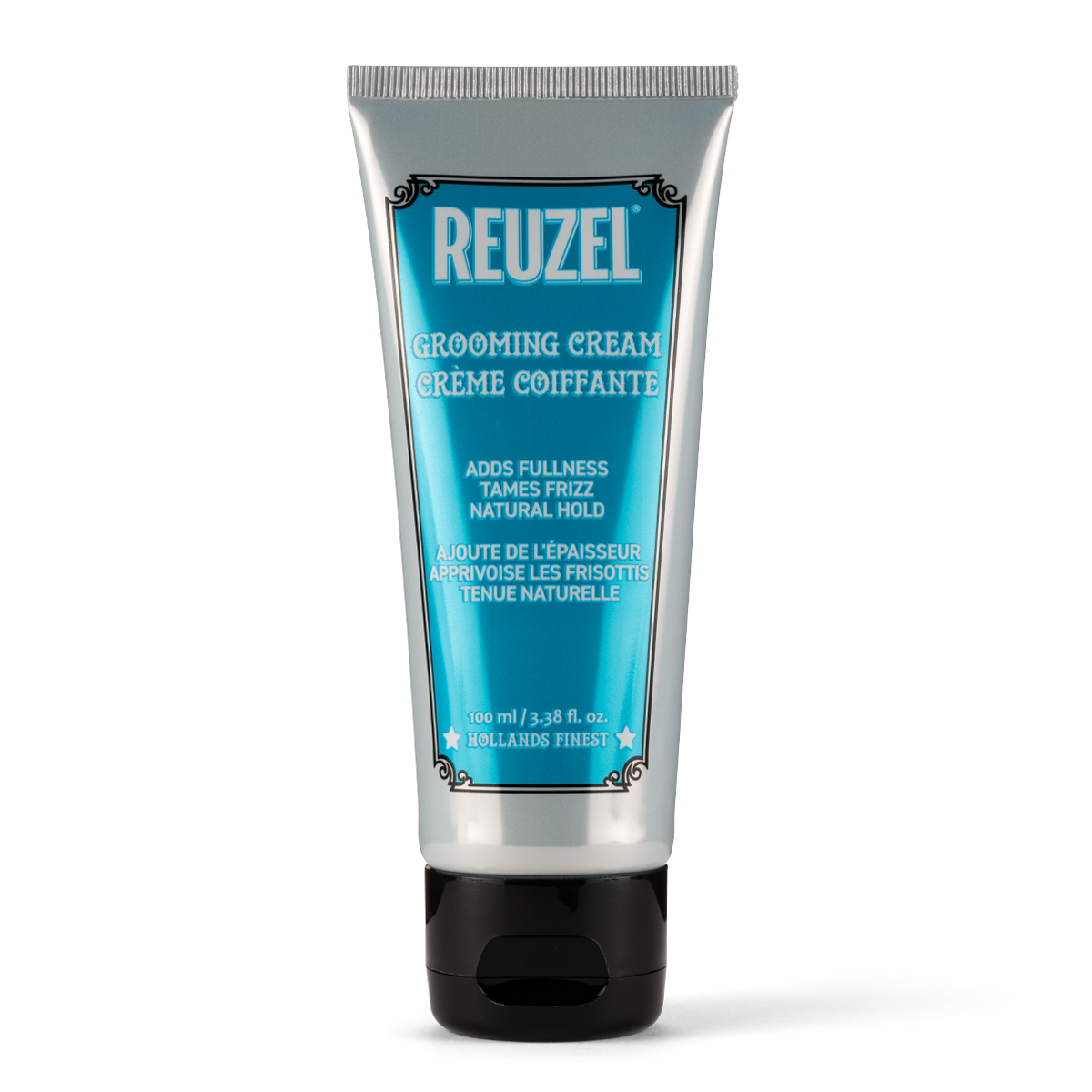 Reuzel grooming cream in a jar, hair styling product with smooth, creamy texture for versatile hair styling and control.